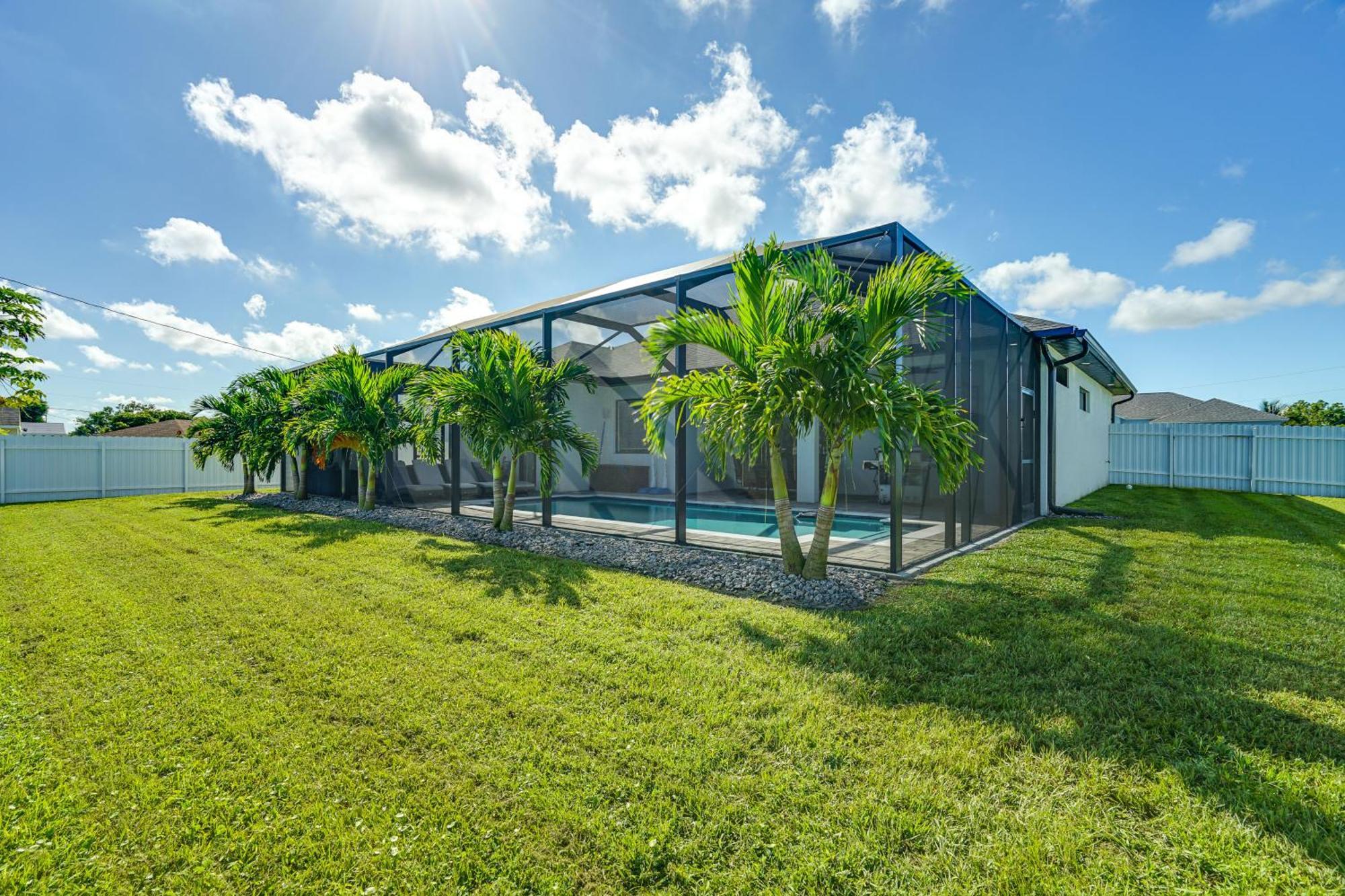 Вилла Cape Coral Escape Furnished Lanai And Private Pool! Экстерьер фото