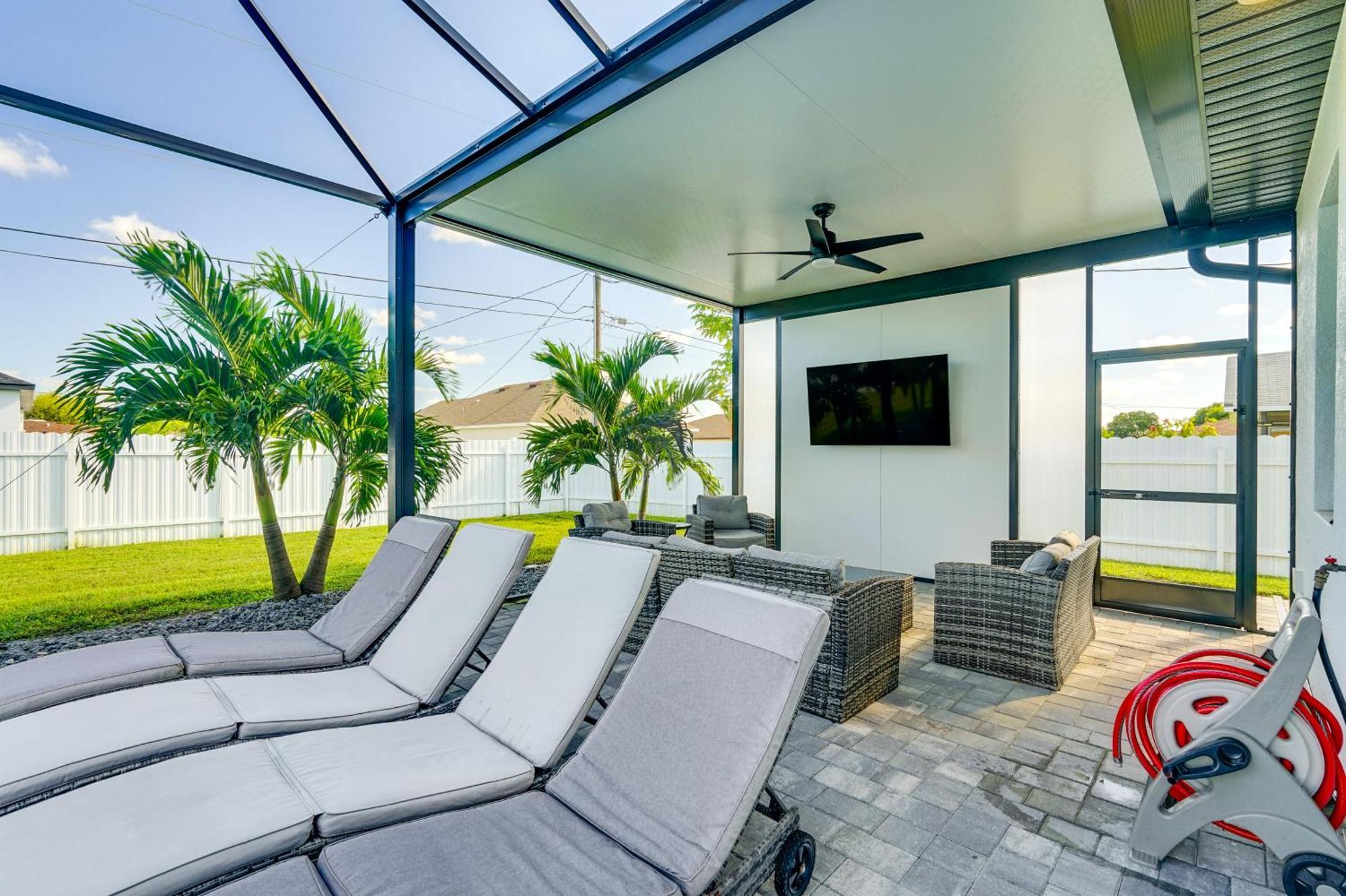 Вилла Cape Coral Escape Furnished Lanai And Private Pool! Экстерьер фото