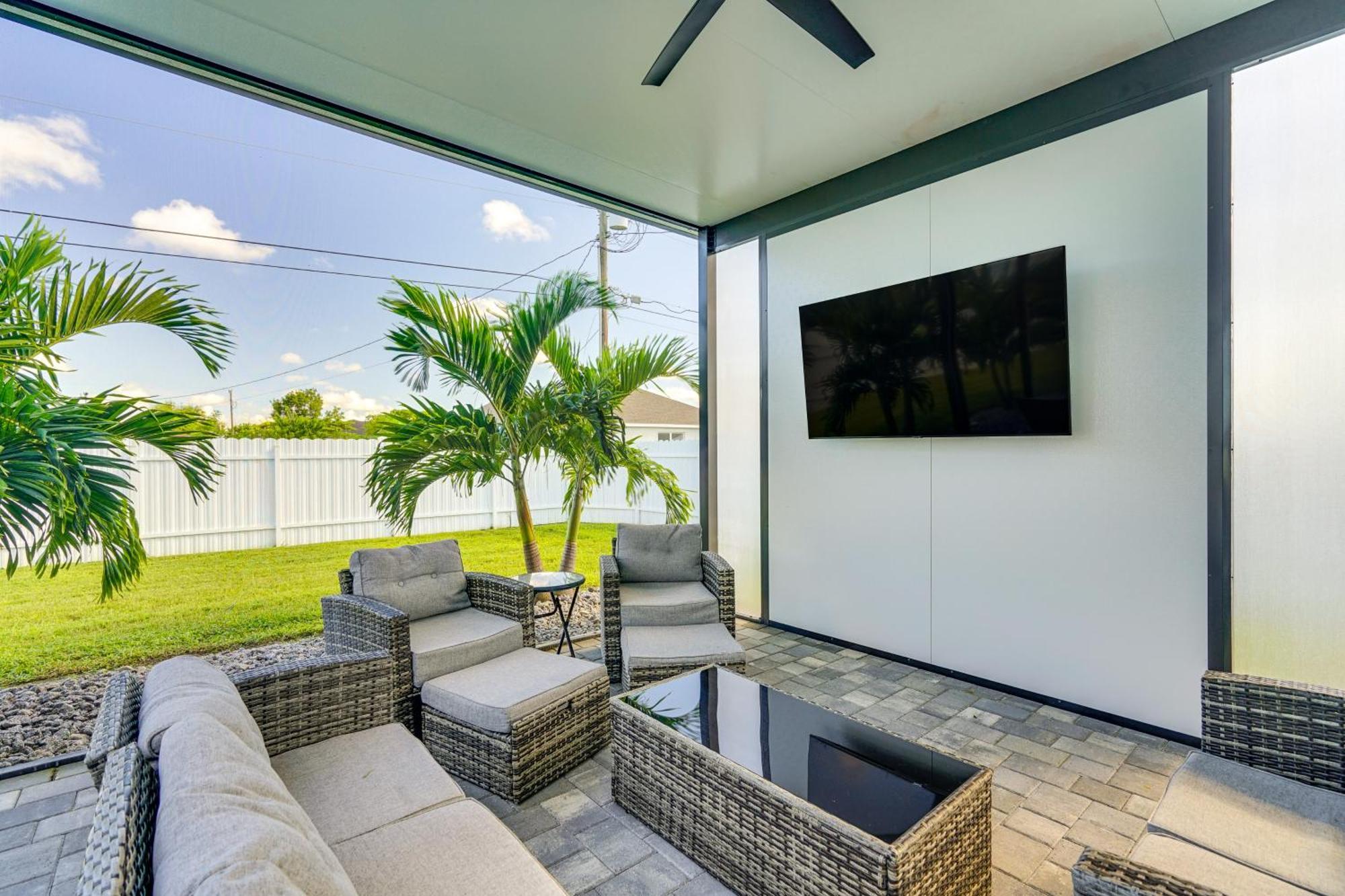 Вилла Cape Coral Escape Furnished Lanai And Private Pool! Экстерьер фото