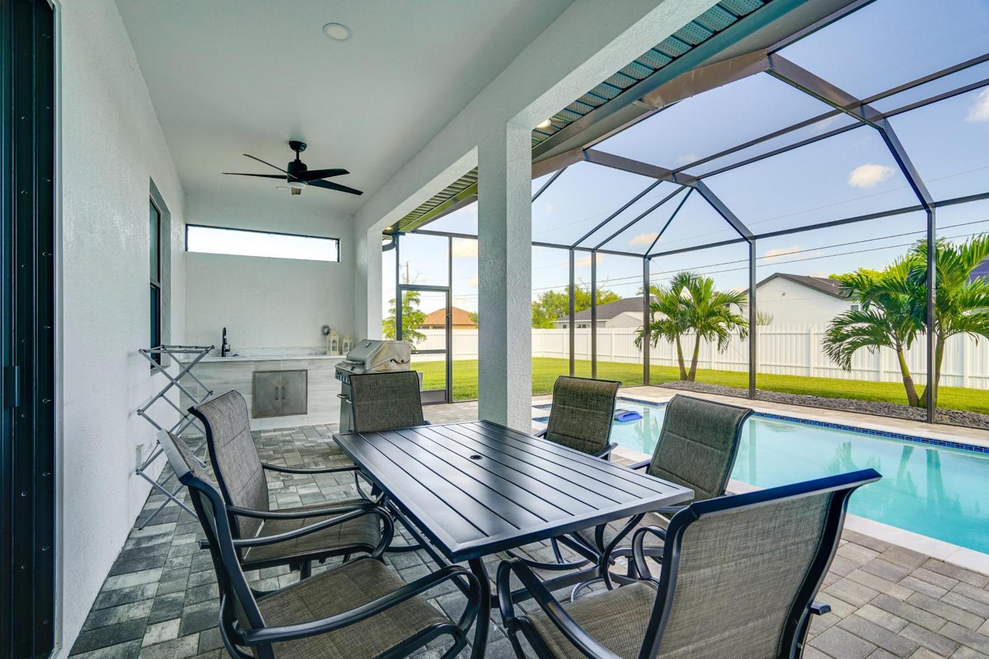 Вилла Cape Coral Escape Furnished Lanai And Private Pool! Экстерьер фото