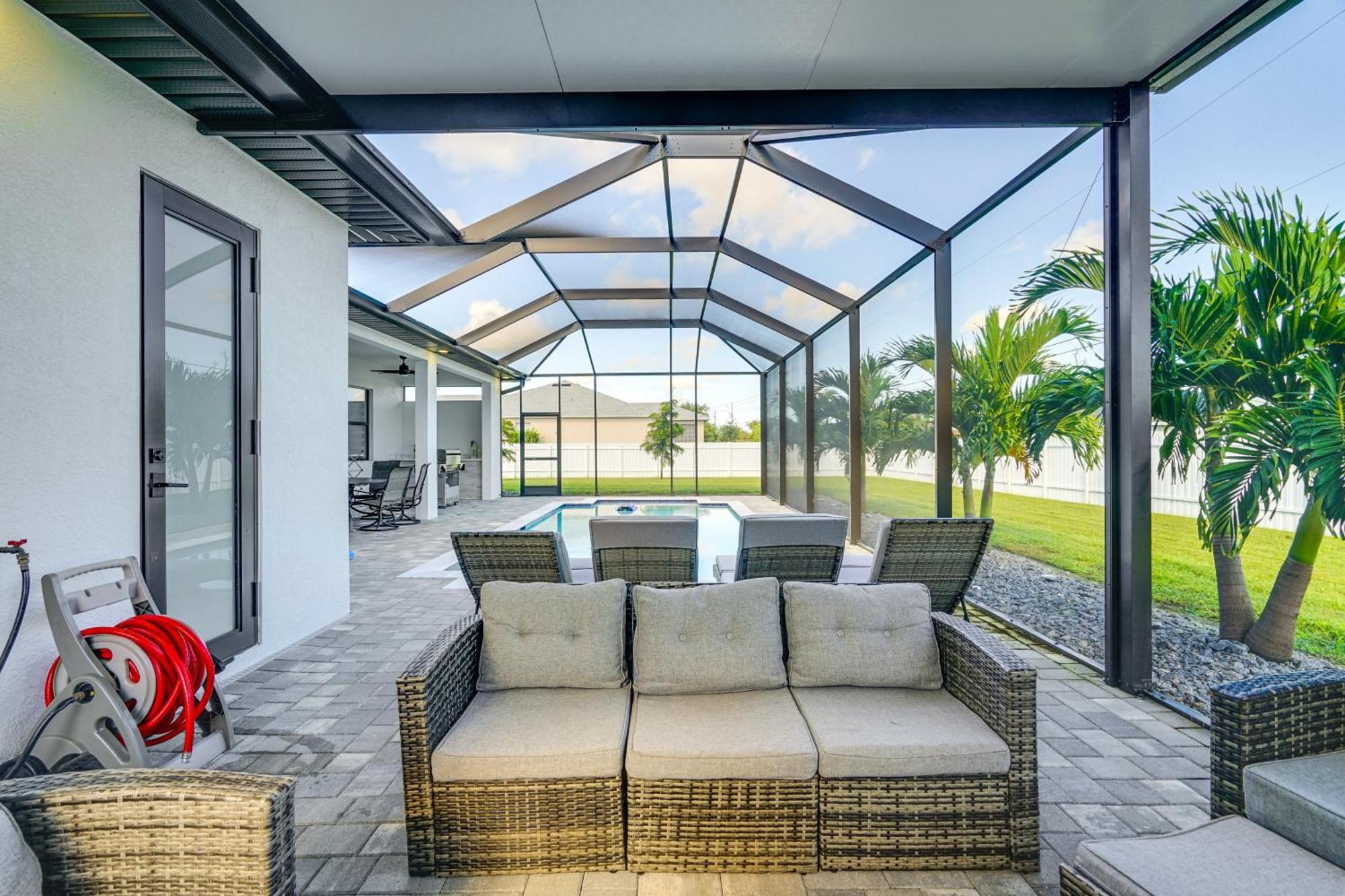 Вилла Cape Coral Escape Furnished Lanai And Private Pool! Экстерьер фото
